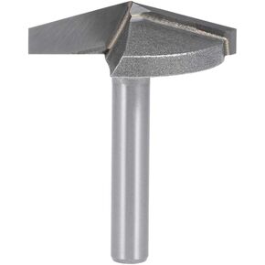 uxcell 150 Degree V-Groove Router Bit 16mm Dia with 6mm Shank, Titanium Steel Tipped V Grooving Bit (Gray) in Saudi Arabia