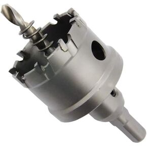 51mm Hole Cutter TCT Hole Saw KKMOSS Stainless Steel Drill bit Tungsten Alloy Hole Drill Cutting Diameter (51mm)