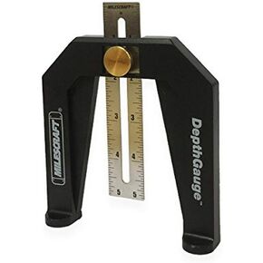 Milescraft 8601 Depth Gauge - Measure, Mark and Locate Depth of Blade or Bit on Table Saws, Router Tables, Routers and More, Woodworking in Saudi Arabia