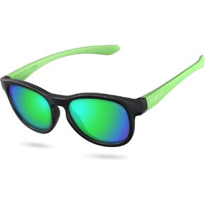 ACBLUCE Kids Polarized Sunglasses Sport TPEE Unbreakable Frame with Adjustable Strap for Boys Girls Age 5-13
