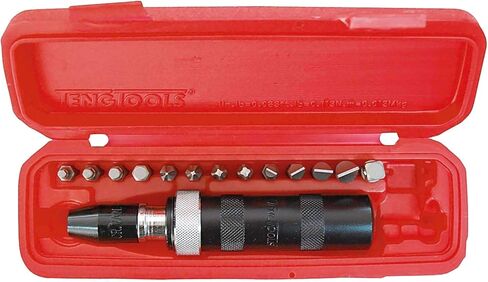 Teng Tools 15 Piece 1/2 Inch Drive Reversible Impact Driver Set - ID515, Silver in Saudi Arabia