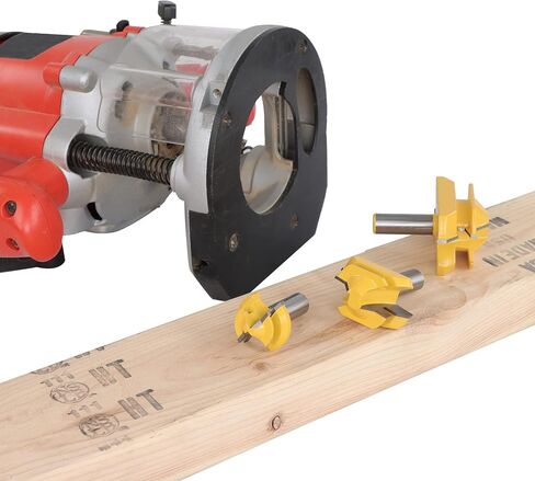 طقم لقم عجلة قفل 45 درجة - 3 قطع 1/2 بوصة من الخشب لألواح خشبية مقاس 3/8 إلى 1-1/4 بوصة in Kuwait