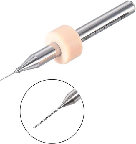uxcell PCB Drill Bits 0.5mm Tungsten Carbide Rotary Tool Jewelry CNC Engraving Print Circuit Board Micro Drill Bits 1/8 Inch Shank 2 Set (20 Pcs) in Kuwait