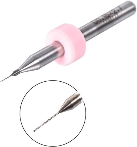 uxcell PCB Drill Bits 0.5mm Tungsten Carbide Rotary Tool Jewelry CNC Engraving Print Circuit Board Micro Drill Bits 1/8 Inch Shank 2 Set (20 Pcs) in Kuwait