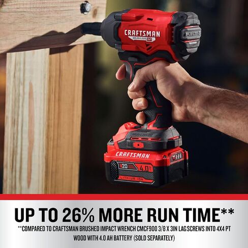 CRAFTSMAN V20 Cordless Impact Driver, 1/2 inch, Bare Tool Only (CMCF921B) in Saudi Arabia
