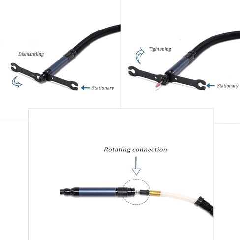 1/8 بوصة عالية السرعة وخفيفة الوزن الثقيلة الثقيلة نوع قلم الهواء الصناعية نوع مطحنة مايكرو in Kuwait