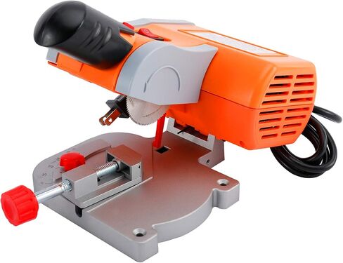 YaeKoo 110V Mini Bench Top Cut-off Miter Saw with Miter Gauge 2 Blade for Metal Wood Plastic Arts & Crafts Cutting in Saudi Arabia