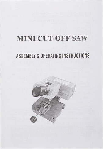 YaeKoo 110V Mini Bench Top Cut-off Miter Saw with Miter Gauge 2 Blade for Metal Wood Plastic Arts & Crafts Cutting in Saudi Arabia