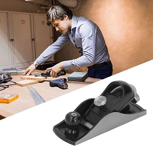Hand Planer, Cutting Depth Adjustable Mini Wood Planer for Trimming (M) in Kuwait