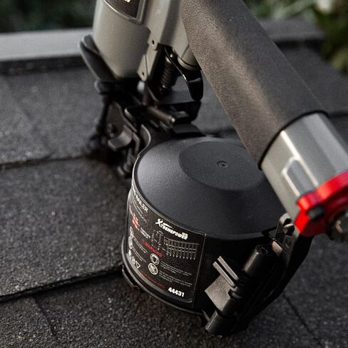 XtremepowerUS Coil Siding Roofing Nailer, Pneumatic Roofing Nails from 7/8" up to 1-3/4", 16 Degree Magazine Patio Roofing Nail Gun in Saudi Arabia