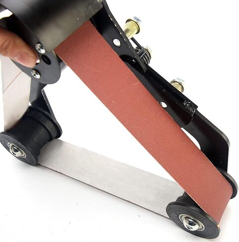 آلة الصنفرة، آلة الحزام الكاشطة، أداة تلميع ملحق لطحن الزوايا، ABS متين وسبائك الألومنيوم للأنابيب وأنابيب الكوع (أسود) in Kuwait