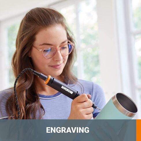 مجموعة أدوات صياغة Worx MAKERX WX991L مكونة من 3 قطع - أداة دوارة + مطحنة زاوية + حرفة خشبية ومعدنية in Kuwait