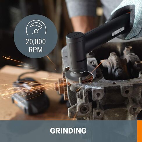 مجموعة أدوات صياغة Worx MAKERX WX991L مكونة من 3 قطع - أداة دوارة + مطحنة زاوية + حرفة خشبية ومعدنية in Kuwait