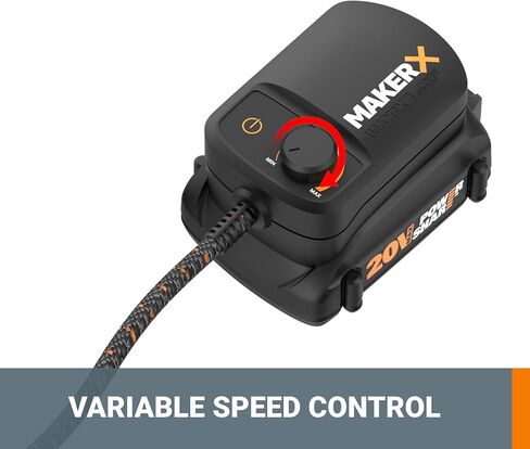 مجموعة أدوات صياغة Worx MAKERX WX991L مكونة من 3 قطع - أداة دوارة + مطحنة زاوية + حرفة خشبية ومعدنية in Kuwait