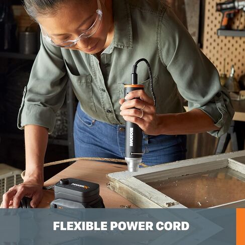 Worx MAKERX WX991L 3pc Crafting Tool Combo Kit - Rotary Tool + Angle Grinder + Wood & Metal Crafter in Saudi Arabia