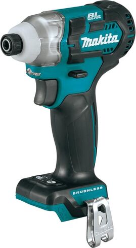 Makita DT04R1 12V max CXT Lithium-Ion Brushless Cordless Impact Driver Kit (2.0Ah) with ML103 12V max CXT Lithium-Ion Cordless L.E.D. Flashlight in Saudi Arabia