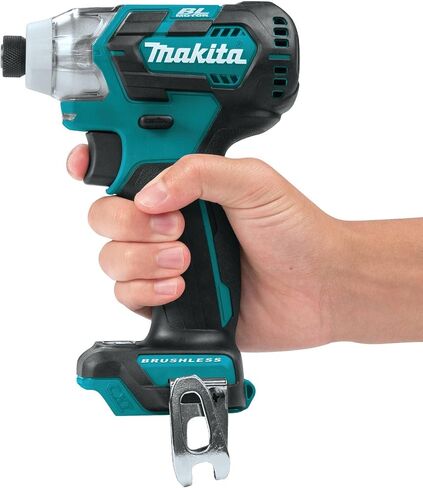Makita DT04R1 12V max CXT Lithium-Ion Brushless Cordless Impact Driver Kit (2.0Ah) with ML103 12V max CXT Lithium-Ion Cordless L.E.D. Flashlight in Saudi Arabia