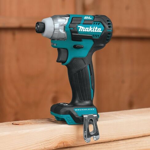 Makita DT04R1 12V max CXT Lithium-Ion Brushless Cordless Impact Driver Kit (2.0Ah) with ML103 12V max CXT Lithium-Ion Cordless L.E.D. Flashlight in Saudi Arabia