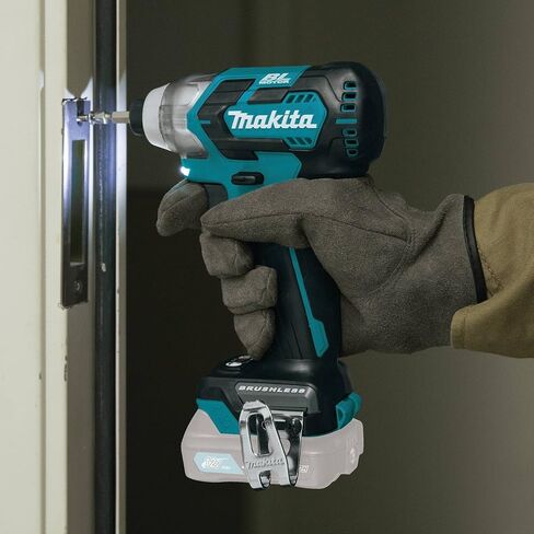 Makita DT04R1 12V max CXT Lithium-Ion Brushless Cordless Impact Driver Kit (2.0Ah) with ML103 12V max CXT Lithium-Ion Cordless L.E.D. Flashlight in Saudi Arabia