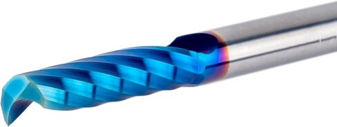 BITITZ 2 قطعة O -Flute Up قطع لولبية التوجيه مع عرقوب مطلية 1/4 بوصة مع طول قطع 1 بوصة لأعمال طحن الأكريليك والألومنيوم والبلاستيك in Kuwait