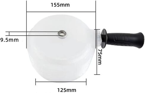 Hole Saw Accessories Dust Bowl, Electric Drill Dust Protector Power Tool Household Dustproof Device, for Installing Recessed Ceiling Lights and Other Drilling Works in Kuwait