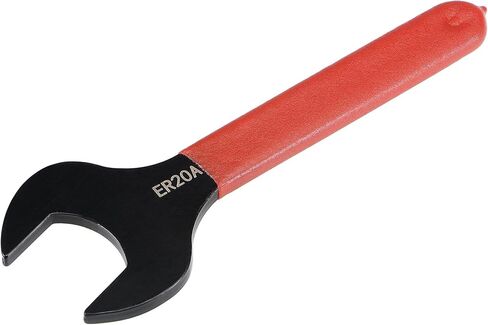 uxcell Collet Chuck Wrench Spanner for ER16A Lathe Clamping Nut with Red Non-slip Handle in Saudi Arabia