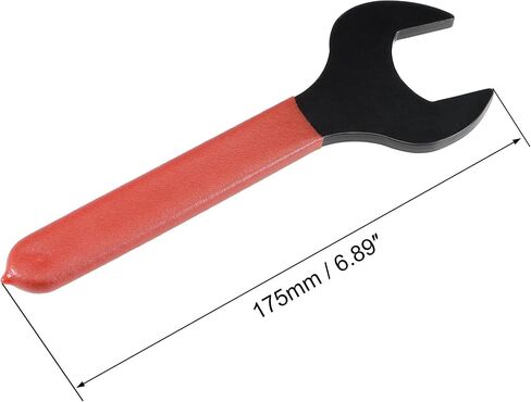 uxcell Collet Chuck Wrench Spanner for ER16A Lathe Clamping Nut with Red Non-slip Handle in Saudi Arabia