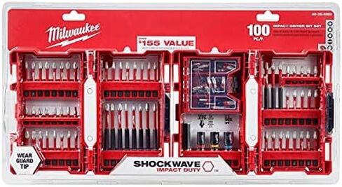 Milwaukee Shockwave Impact Driver Bit Set (100 Piece) 48-32-4083 in Saudi Arabia