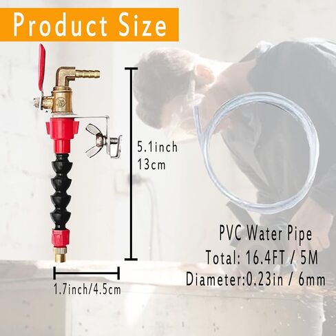 Cutting Machine Misting System Water Sprayer, Adjustable Dust Remover Water Sprayer for Cutting Machine, Misting System Water Sprayer for Cutting Machine, Cutting Saw Grinder Water Attachment in Kuwait