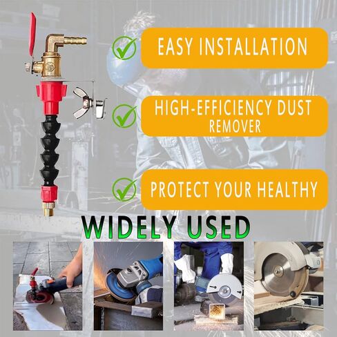Cutting Machine Misting System Water Sprayer, Adjustable Dust Remover Water Sprayer for Cutting Machine, Misting System Water Sprayer for Cutting Machine, Cutting Saw Grinder Water Attachment in Kuwait