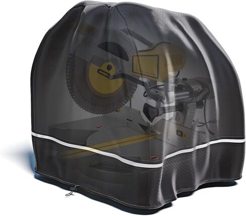 RitPin Miter Saw Cover, Fit for Most Miter Saws, Planers, Machine Tools, To Prevent Table Saw Rust, Waterproof and Dustproof, Black in Saudi Arabia