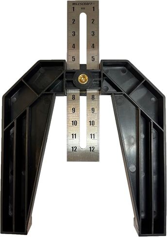 Milescraft 8601 Depth Gauge - Measure, Mark and Locate Depth of Blade or Bit on Table Saws, Router Tables, Routers and More, Woodworking in Saudi Arabia