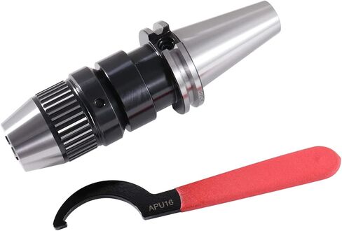 Accusize Industrial Tools 0-1/2'' Cat40 CNC Integral Keyless Drill Chuck, 0222-0890 in Saudi Arabia