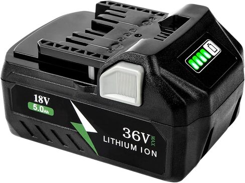 بديل Remate 5.0Ah لبطارية ميتابو HPT، بطارية ليثيوم أيون متعددة فولت 36 فولت/18 فولت متوافقة مع أدوات الطاقة اللاسلكية ميتابو 371751M 372121M BSL36A18 BSL36B18 in Kuwait