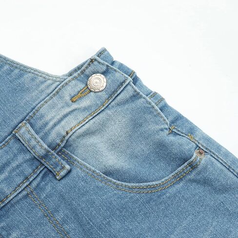 KIDSCOOL SPACE Girls Denim Overalls, Bibs Washed Stretchy Jeans Jumpsuit in Saudi Arabia