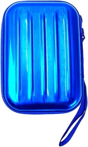 حامل بطاقات حقيبة السفر بسحاب متعدد الوظائف من فيليتا، صندوق تخزين أحمر الشفاه، صندوق تخزين سماعات الأذن، صندوق تخزين المفاتيح، محفظة العملات المعدنية (وردي) in Kuwait