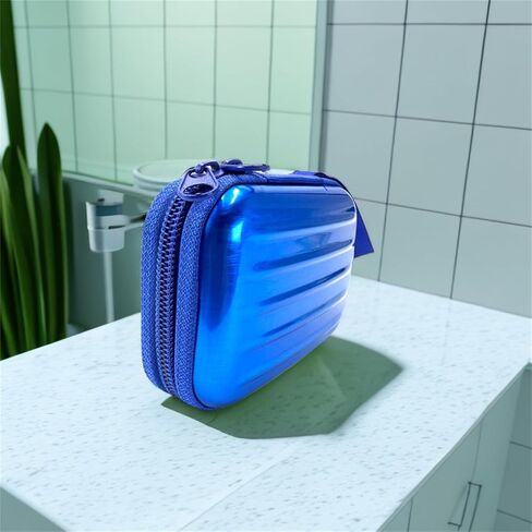 حامل بطاقات حقيبة السفر بسحاب متعدد الوظائف من فيليتا، صندوق تخزين أحمر الشفاه، صندوق تخزين سماعات الأذن، صندوق تخزين المفاتيح، محفظة العملات المعدنية (وردي) in Kuwait