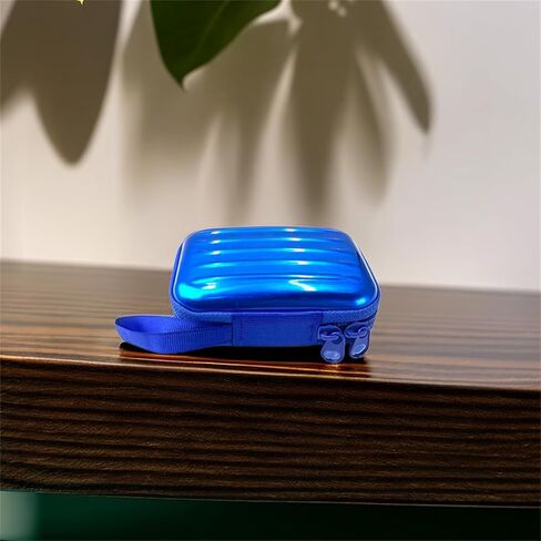 حامل بطاقات حقيبة السفر بسحاب متعدد الوظائف من فيليتا، صندوق تخزين أحمر الشفاه، صندوق تخزين سماعات الأذن، صندوق تخزين المفاتيح، محفظة العملات المعدنية (وردي) in Kuwait