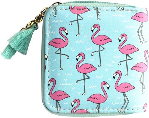 Timlee لطيف قوس قزح يونيكورن تصميم محافظ قصيرة الوردي فلامنغو المحفظة للفتيات فلامنغو المحفظة (الأزرق فلامنغو) in Kuwait