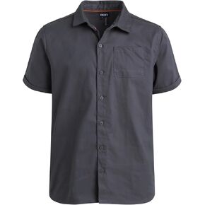 DKNY Boys' Shirt - Classic Fit Short Sleeve Button Down Shirt (Size: 8-20)