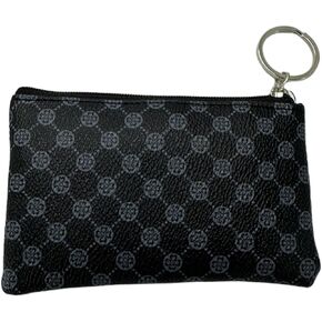 محفظة بطاقات صغيرة من الجلد الطبيعي للجنسين من فيليتا مع سلسلة مفاتيح - حامل بطاقات أنيق وعملي (أصفر) in Kuwait