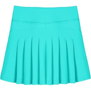 Zaclotre Girls Pleated Tennis Skirt with Shorts Pockets Elastic Athletic Golf Skirts Lightweight Workout Running Sports Skort