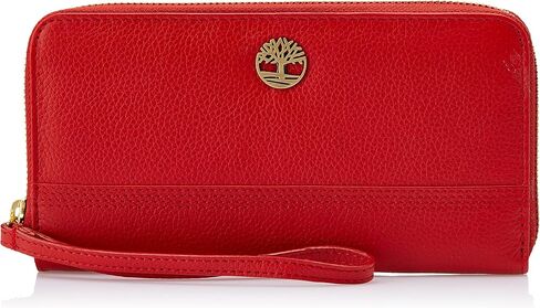 Timberland Women's Leather RFID Zip Around Wallet Clutch with Wristlet Strap in Saudi Arabia