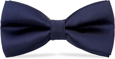 ربطات عنق حريرية للأولاد من WELROG - ربطة عنق للأطفال مربوطة مسبقًا بلون سادة قابلة للتعديل بطول 10 × 5 سم in Kuwait