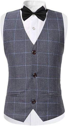 SWOTGdoby Boys Suits Formal Suit Set 3 Pieces Blazer Vest Pants Slim Fit Suit Jacket for Wedding Party in Saudi Arabia