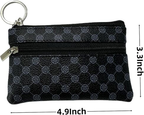 محفظة بطاقات صغيرة من الجلد الطبيعي للجنسين من فيليتا مع سلسلة مفاتيح - حامل بطاقات أنيق وعملي (أصفر) in Kuwait