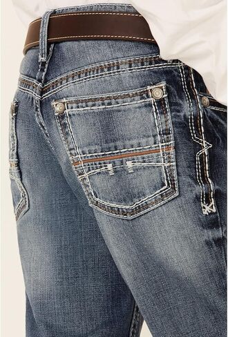 ARIAT Boys' Big B4 Relaxed Coltrane Boot Cut Jean in Saudi Arabia