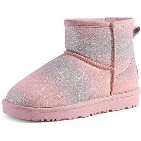 DREAM PAIRS Girls Boys Snow Boots Faux Fur Lined Kids Winter Ankle Shoes for Toddler/Little Kid/Big Kid