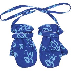 SHU-SHI Kids Winter Gloves with String Warm Fleece Mittens for Toddler Babies