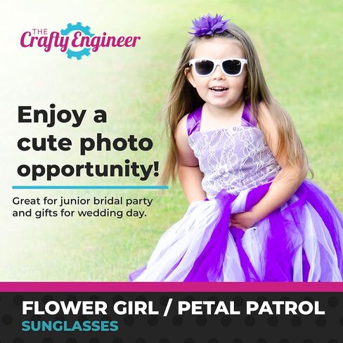 النظارات الشمسية The Crafty Engineer - نظارات شمسية للأطفال - هدايا أمان لحامل الخاتم - ملحقات حامل الخاتم - اقتراح حامل الخاتم - هدايا الزفاف لحامل الخاتم/الأمان (أمان الخاتم) in Kuwait